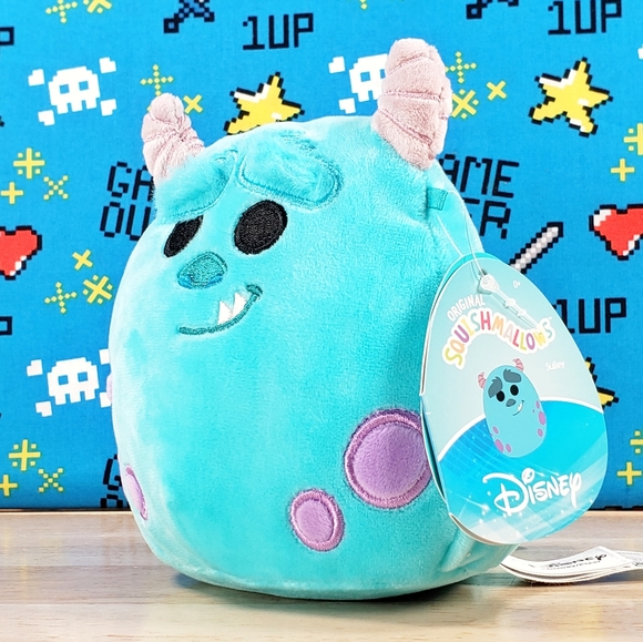 Squishmallow Monsters Inc Sulley 5" UltraSoft Claires Exclusive Pixar Plush NWT - Picture 6 of 12